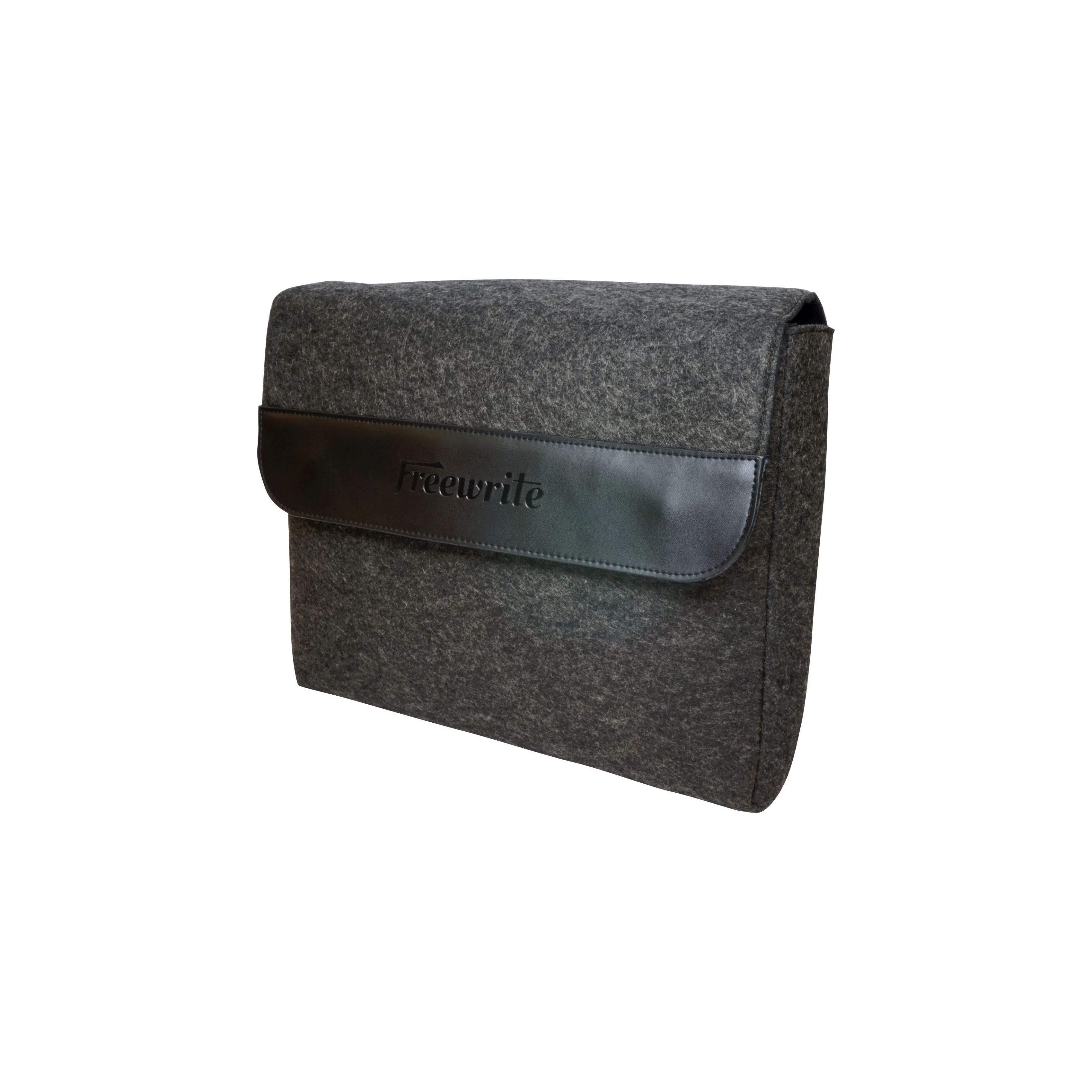 Smart Typewriter Felt and Leather Sleeve - Image 4